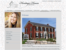 Tablet Screenshot of heritagehousedental.ca